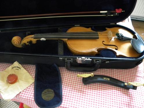 viool, Muziek en Instrumenten, Strijkinstrumenten | Violen en Altviolen, Zo goed als nieuw, Viool, 4/4-viool, Met koffer, Ophalen