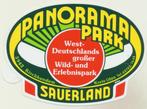 (s5) Panorama Park, 3 stickers, Verzenden, Gebruikt
