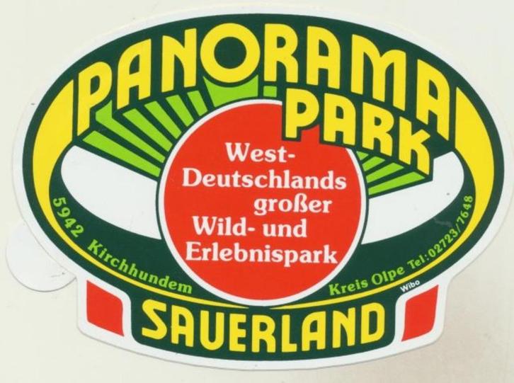 (s5) Panorama Park, 3 stickers, Verzamelen, Stickers, Gebruikt, Verzenden