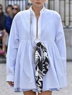 Cedric Charlier Dress blue-White Franse maat 40, Kleding | Dames, Ophalen of Verzenden, Zo goed als nieuw, Maat 38/40 (M)
