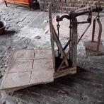 bascule met gewichten, Ophalen