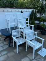 Chaises de jardin en Teck, Jardin & Terrasse, Enlèvement, Utilisé, Bois, Empilable