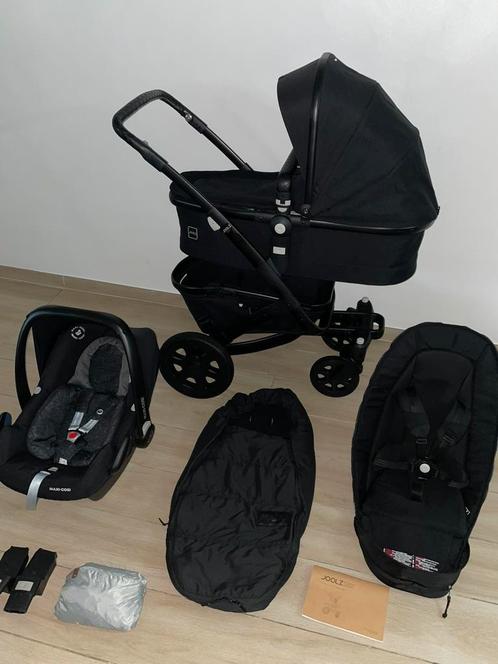 Joolz Geo 2  Brilliant Black kinderwagen 3-in-1 Complete Set, Kinderen en Baby's, Buggy's, Maxi-Cosi, Regenhoes, Ophalen