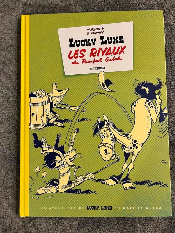 Lucky Luke rivaliseert postzegel + boekenplaat! Zwart Wit, Boeken, Stripverhalen, Nieuw, Ophalen