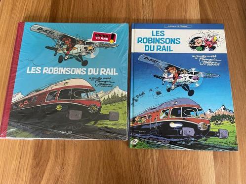 2 albums . les robinsons du rail . EO et réédition .Spirou ., Livres, BD, Utilisé, Plusieurs BD, Enlèvement