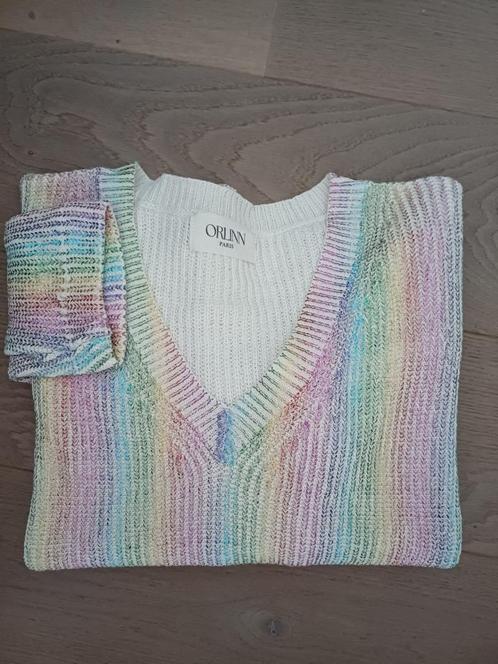 Glitter pullover van Orlinn Parijs, Kleding | Dames, Blouses en Tunieken, Nieuw, Maat 42/44 (L), Roze, Verzenden