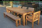 Nouveaux meubles de jardin en teck - table de jardin en teck, Jardin & Terrasse, Enlèvement ou Envoi, Neuf, Bois de teck