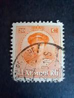 LUX 1921 1925 Grand Duchess Charlotte 20c oranje, Enlèvement ou Envoi