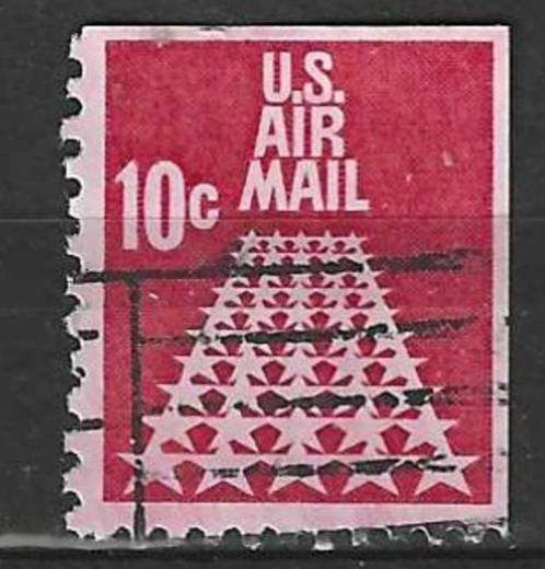 USA 1968 - Yvert 69 PA BR - Autobaan met 50 sterren (ST), Postzegels en Munten, Postzegels | Amerika, Gestempeld, Verzenden