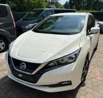 Nissan Leaf elektrisch 62 kw 218 pk 2021 bj, Auto's, Nissan, Stof, Adaptieve lichten, Wit, Berline