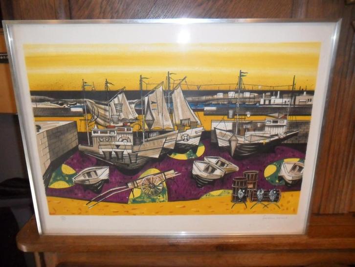 Lithografie van Gustave Camus (Châtelet 1914-1984 Mons), Antiek en Kunst, Kunst | Litho's en Zeefdrukken, Ophalen of Verzenden