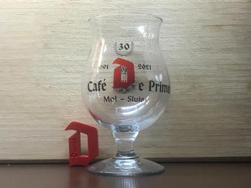 Duvel glas 30 jaar Café De Primeur Mol-Sluis beschikbaar voor biedingen