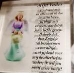 Dik Glazen kadertje met spreuk, Ophalen of Verzenden, Nieuw