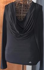 Caroline Biss NOUVELLE belle blouse à col cascade 40, Noir, Taille 38/40 (M), Enlèvement ou Envoi, Neuf