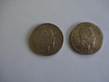 verzamelaars oude zilveren munten D ITALIA 