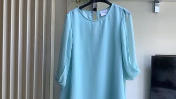 Nieuw. Zeer licht, soepel en wijd zomerjurkje. Nu:10€., Blauw, Ophalen of Verzenden, Zo goed als nieuw, Maat 36 (S)
