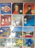 Euroserie van 1ct tot 2 euro OOSTENRIJK KMS FDC BU LOT, Ophalen of Verzenden, Oostenrijk, Overige waardes