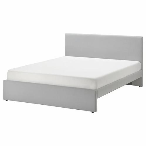 Ikea GLADSTAD 2-persoonsbed, Huis en Inrichting, Slaapkamer | Bedden, Nieuw, Tweepersoons, 180 cm, 200 cm, Stof, Grijs, Ophalen