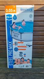Bestway zwembad, Tuin en Terras, Ophalen, Gebruikt, 80 tot 120 cm, Rond
