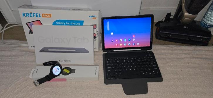 Galaxy s10 Lite + Bt Keyboard + Galaxy watch 7 46mm, Computers en Software, Android Tablets, Ophalen