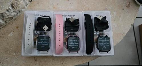 Smartwatches, Handtassen en Accessoires, Smartwatches, Nieuw, Android, Roze, Ophalen