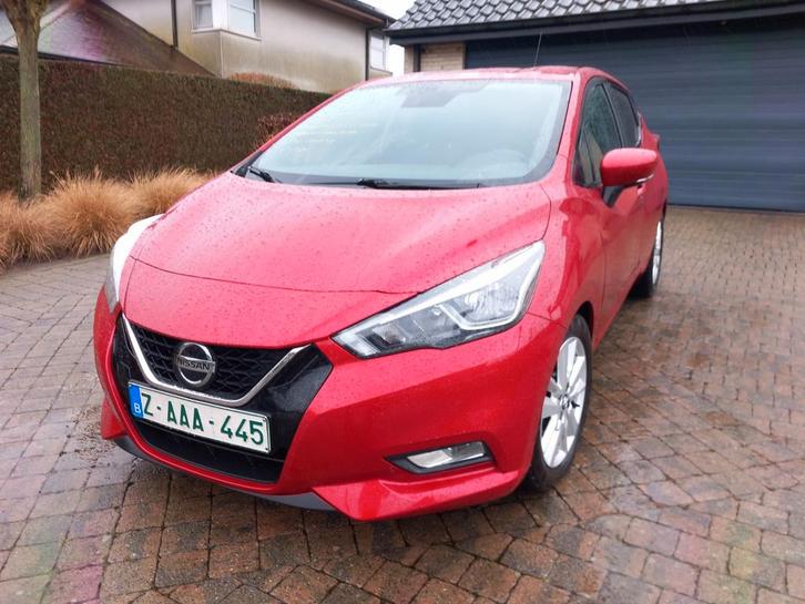 Micra automaat 1000 cc benzine in mooie staat., Auto's, Nissan, Bedrijf, Te koop, Micra, ABS, Achteruitrijcamera, Airbags, Airconditioning