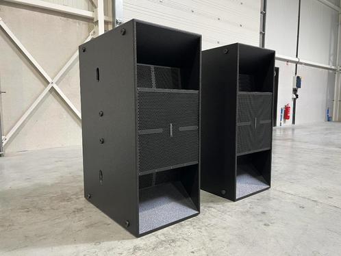 2x Pioneer XY-218HS 2x18" sub + wheels + cover, Audio, Tv en Foto, Luidsprekerboxen, Zo goed als nieuw, Subwoofer, 120 watt of meer