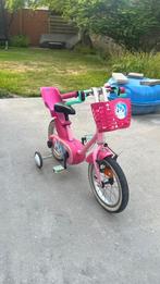 Decathlon Btwin - Unicorn Kinderfiets 14 inch, Fietsen en Brommers, Fietsen | Kinderfietsjes, Ophalen, Zijwieltjes, Gebruikt, Minder dan 16 inch