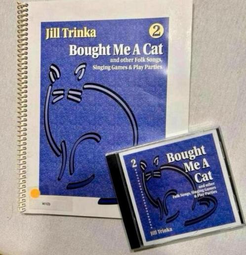 Jill Trinka - Bought me a cat - VOLUME 2 - Boek + CD nieuw, Cd's en Dvd's, Cd's | Kinderen en Jeugd, Ophalen of Verzenden