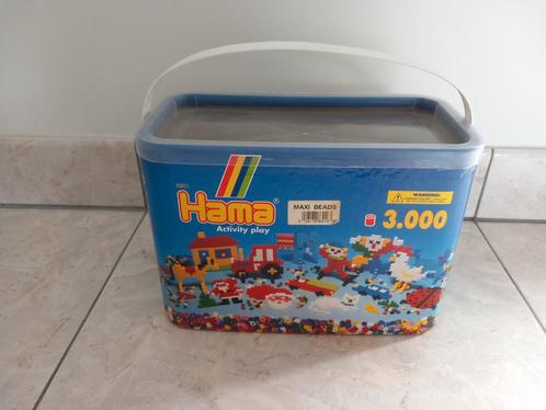 Hama strijkparels maxi beads 3000 stuks, als nieuw, Kinderen en Baby's, Speelgoed | Educatief en Creatief, Zo goed als nieuw, Knutselen