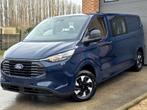 Ford Transit Custom PHEV 227 PK - Dub Cab 6ZIT - NIEUW 0KM, Stof, Blauw, Bedrijf, Hybride Elektrisch/Benzine