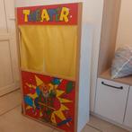 Poppenkast + 20 tal handpoppen, Ophalen, Gebruikt