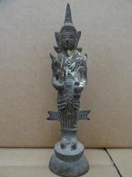 Statue bouddha bronze statue bouddha 15 cm style Angkor Vat, Comme neuf, Enlèvement ou Envoi