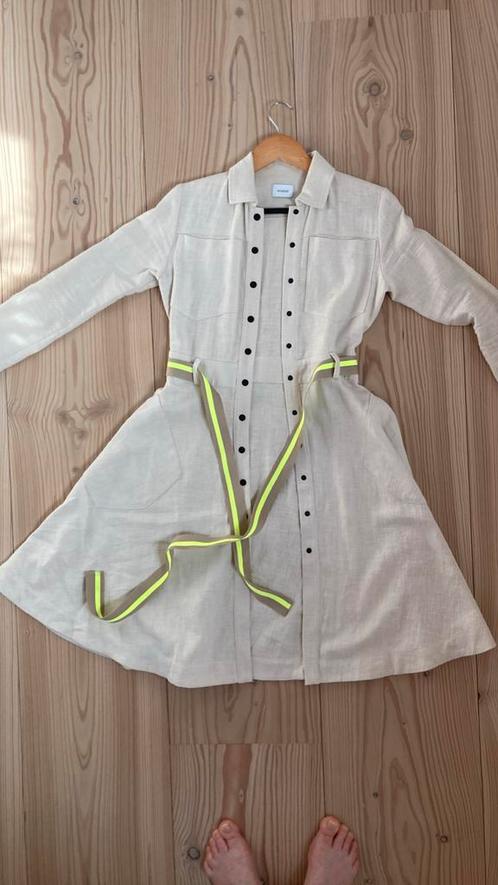 Unlabel jurk 12 jaar 152 met fluo riem nieuw staat, Kinderen en Baby's, Kinderkleding | Maat 152, Zo goed als nieuw, Meisje, Jurk of Rok