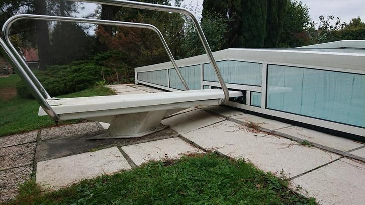 Tegels voor terras en boorden voor zwembad, Tuin en Terras, Tegels en Klinkers, Zo goed als nieuw, Ophalen