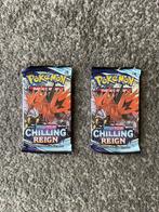 Pokemon chilling reign booster packs, Hobby en Vrije tijd, Ophalen of Verzenden, Zo goed als nieuw, Booster, Foil