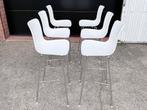 Vitra HAL RE Stoel High - 9 stuks - Jasper Morrison, Huis en Inrichting, Wit, Ophalen of Verzenden, Zo goed als nieuw, Metaal