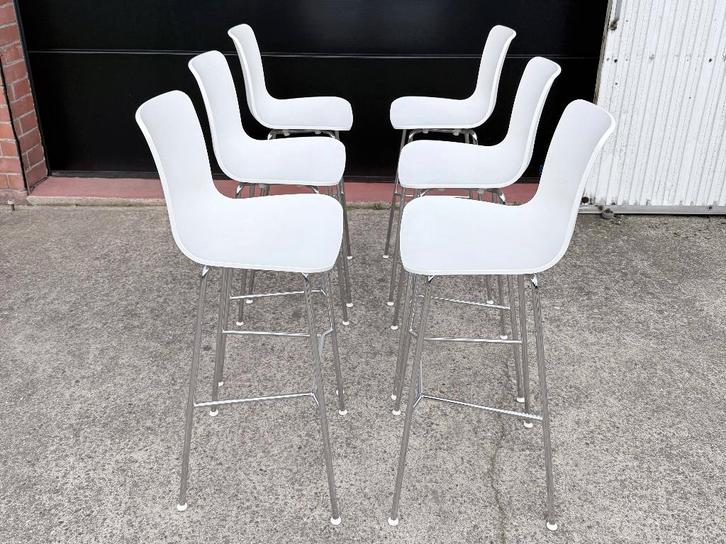 Vitra HAL RE Stoel High - 9 stuks - Jasper Morrison, Huis en Inrichting, Stoelen, Zo goed als nieuw, Vijf, Zes of meer stoelen