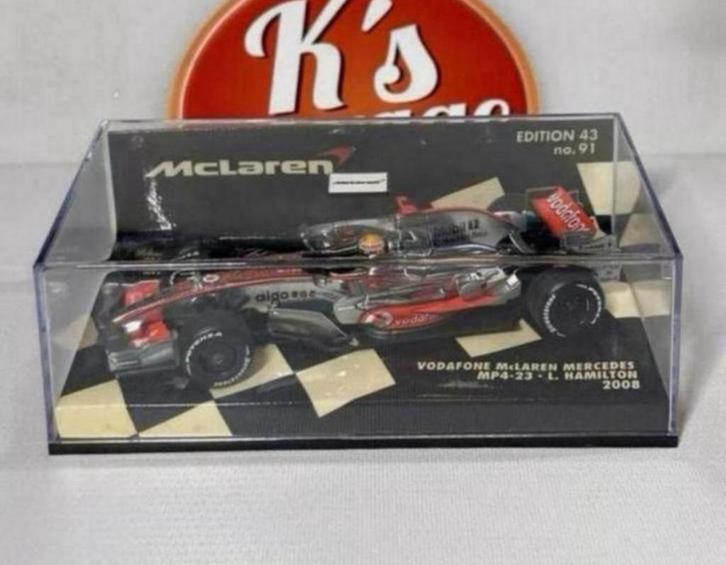MINICHAMPS 1/43 Vodafone McLaren MP4-23 Lewis Hamilton #22, Hobby en Vrije tijd, Modelauto's | 1:43, Nieuw, Auto, MiniChamps, Ophalen of Verzenden