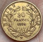 Pièce 20 Francs Or Napoléon 1856 BB, Enlèvement ou Envoi, France, Or