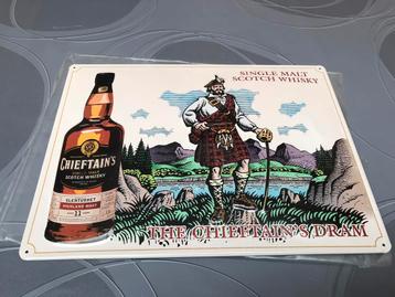 Chieftain's scotch whisky reclamebord metaal beschikbaar voor biedingen