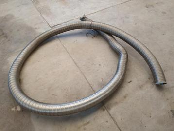 Tubage pour cheminée, 5.20 m en 125 mm, Inox, Enlèvement, Évacuation, Moins de 20 mm