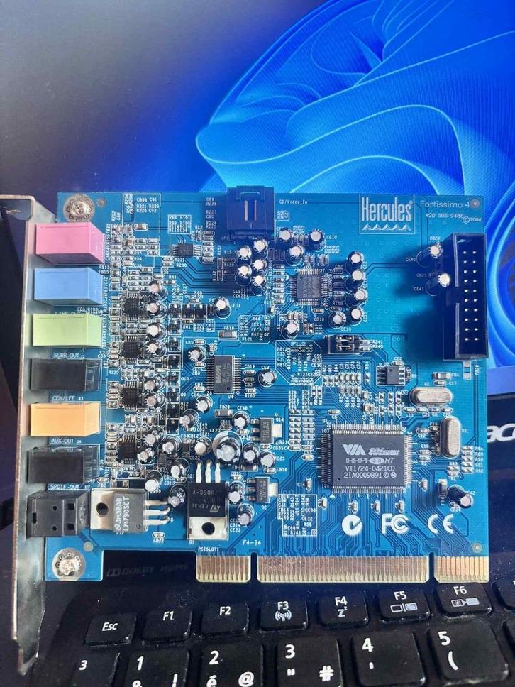 Hercules Fortissimo 4 (PCI) geluidskaart - Retro, Verzamelen, Retro, Audio en Video, Ophalen