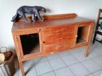 Antiek Massief teak buffetkast / dressoir, Antiek en Kunst, Ophalen
