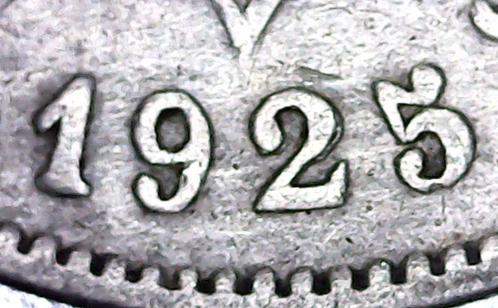 Variété 10 cts 1925 NL Belgique double date (2 est), Timbres & Monnaies, Monnaies | Belgique, Monnaie en vrac, Métal, Envoi
