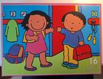 Vloerpuzzel Noa Op school (16 stuks), Ophalen of Verzenden, Zo goed als nieuw, Jongen of Meisje