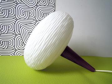 Vintage hanglamp met ribbels van Kalff beschikbaar voor biedingen