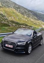 2017 Audi A3 Cabriolet 1.4 TSI 116 (als NIEUW), Auto's, Voorwielaandrijving, 4 zetels, Zwart, Cabriolet