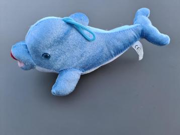 blauwe dolfijn, ongeveer 20 cm, Enlèvement ou Envoi, Comme neuf