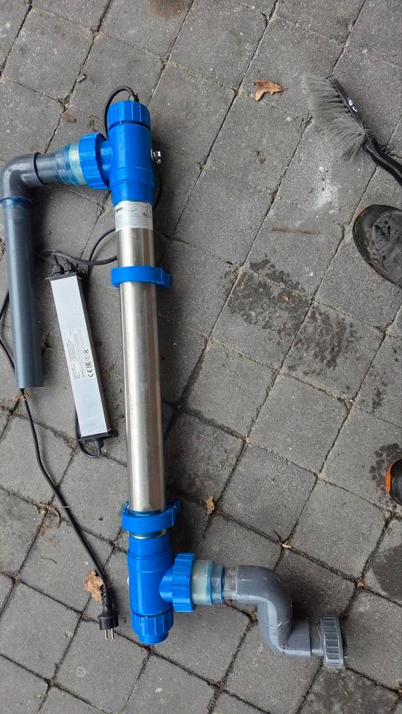 Une lampe lagon bleue, Jardin & Terrasse, Accessoires de piscine, Enlèvement